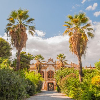 Villa Palagonia bir patrici sınıfından villada Bagheria, Palermo, Sicilya, Güney İtalya 15 km olduğunu