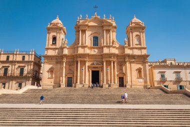 Noto Sicily bir Roma Katolik Katedrali Noto Katedral olduğunu
