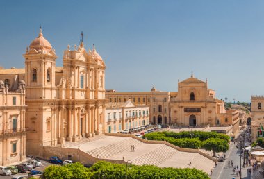 Noto Sicily bir Roma Katolik Katedrali Noto Katedral olduğunu