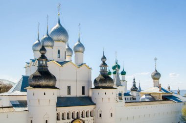 Varsayım katedralde Rostov Kremlin, Yaroslavl oblast, Rusya Federasyonu.