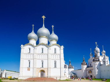 Varsayım katedralde Rostov Kremlin, Yaroslavl oblast, Rusya Federasyonu.