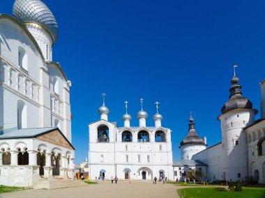 Varsayım Rostov Kremlin katedralde çan kulesi