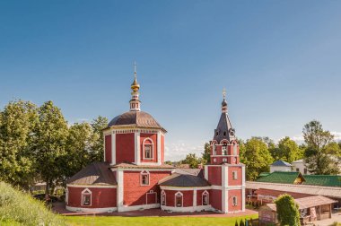 Kilise Dormition veya varsayım kilise - Suzdal Kremlin doğu kesiminde bir kilisede