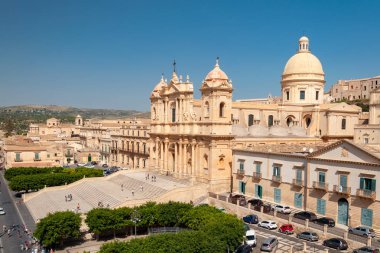 Noto Sicily bir Roma Katolik Katedrali Noto Katedral olduğunu