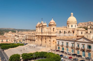 Noto Sicily bir Roma Katolik Katedrali Noto Katedral olduğunu