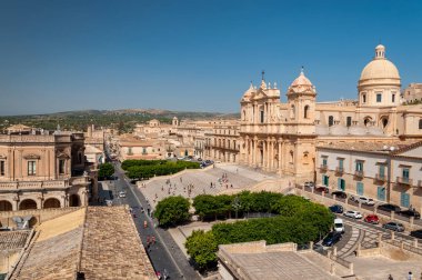 Noto Sicily bir Roma Katolik Katedrali Noto Katedral olduğunu