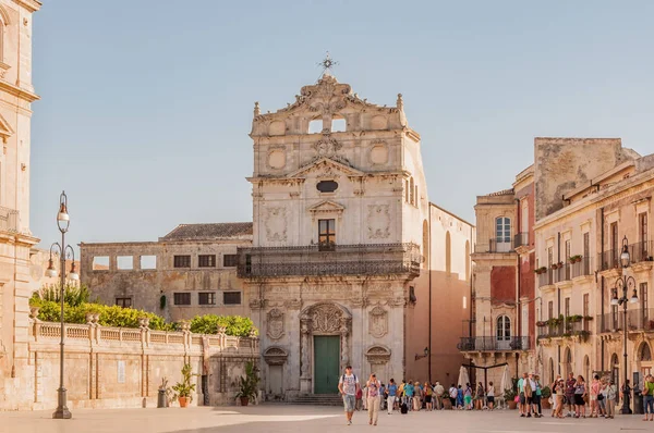 Kerk van Saint Lucia in Syracuse, Ortigia — Stockfoto