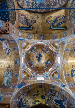 Palermo ünlü kilise Santa Maria dell'Ammiraglio, Ankastre