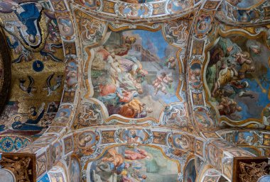 Palermo ünlü kilise Santa Maria dell'Ammiraglio, Ankastre