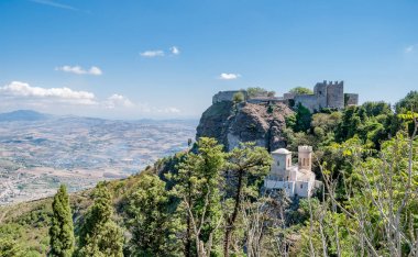 Manzara Erice, Sicilya, İtalya