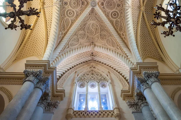 Интерьер кафедрального собора Эриче, провинция Трапани. Сицилия, Италия — стоковое фото