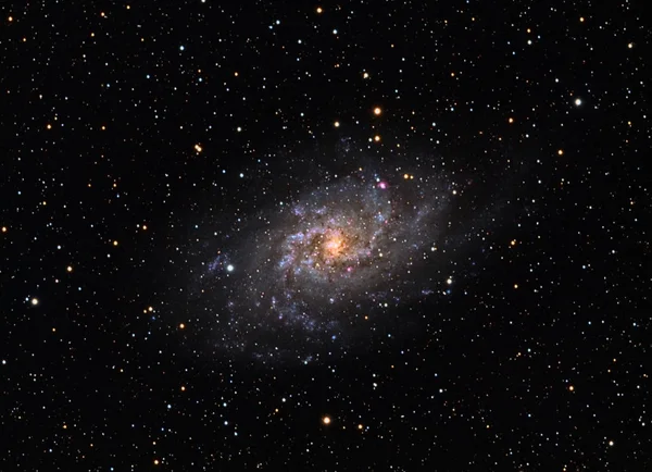Треугольная галактика Мессье 33 — стоковое фото