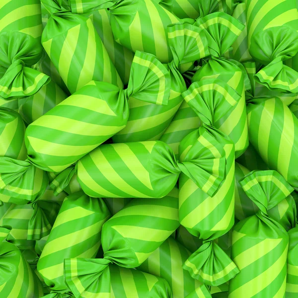 Candy background, 3D rendering — Stock Photo, Image