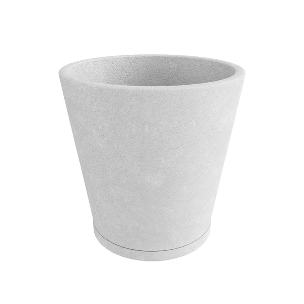 Terakota Pot izolowane na białym tle, renderowania 3d — Zdjęcie stockowe