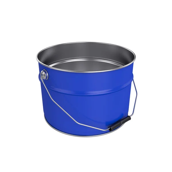 Bucket Isolated on White Background, 3D rendering — Stock Photo, Image