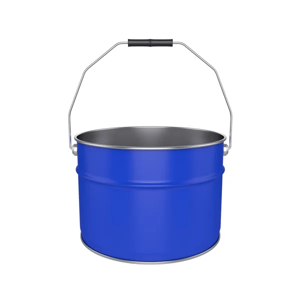 Bucket Isolated on White Background, 3D rendering — Stock Photo, Image