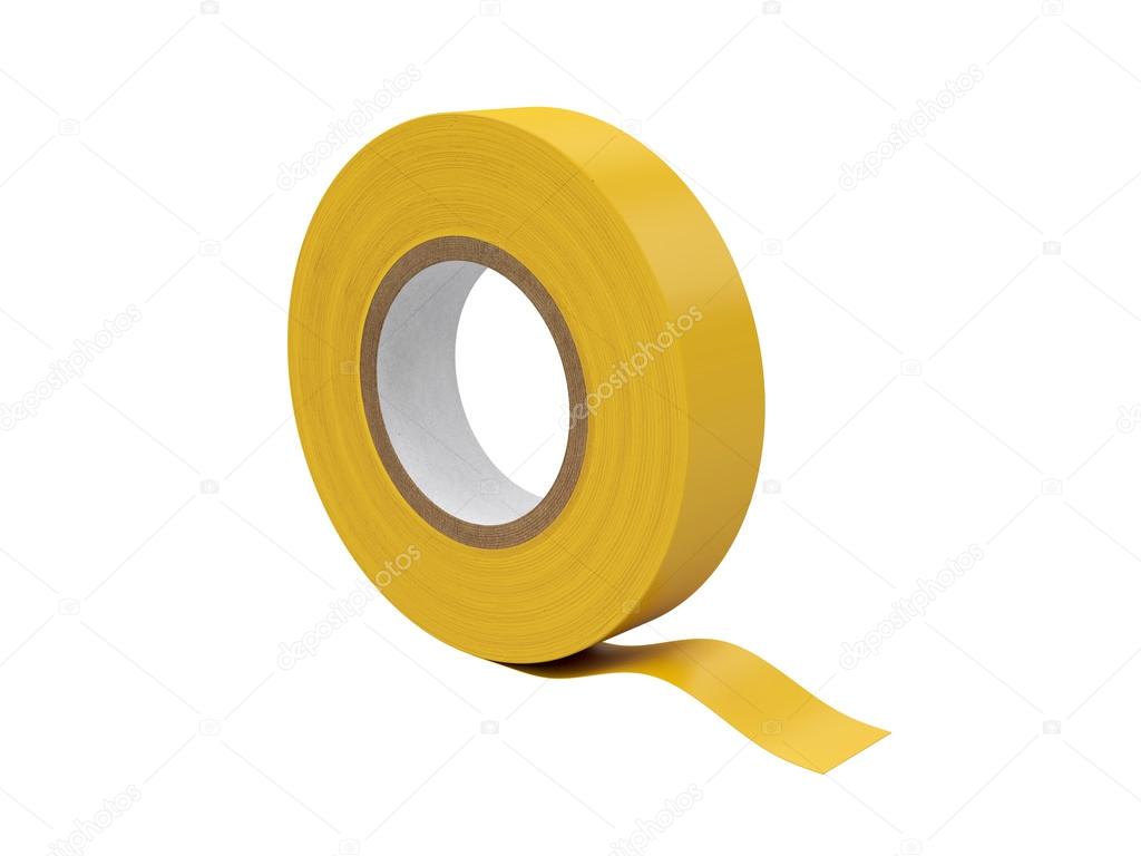 Duct tape Isolated on White Background, 3D rendering