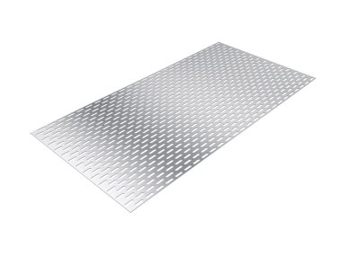 delikli levha, 3d render