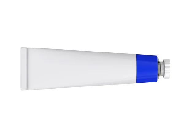 Tube auf weißem Hintergrund, 3D-Darstellung — Stockfoto