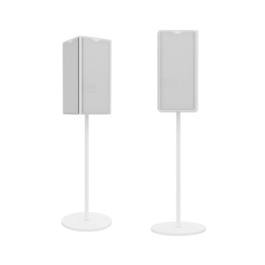 3d render Isolated beyaz arka plan üzerinde durmak