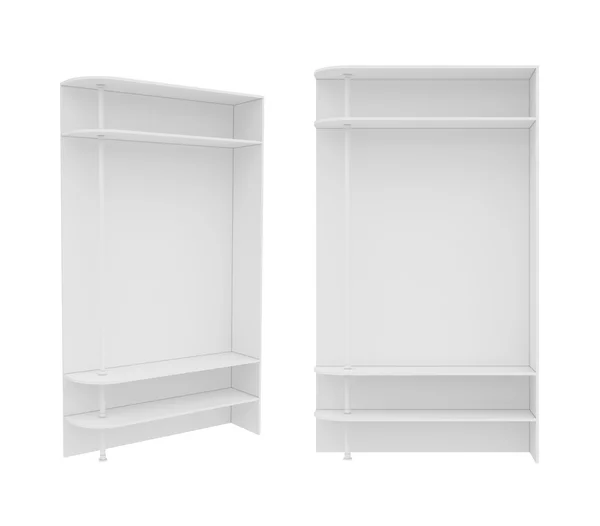 Wardrobe Isolated on White Background, 3D rendering — Stock Photo, Image