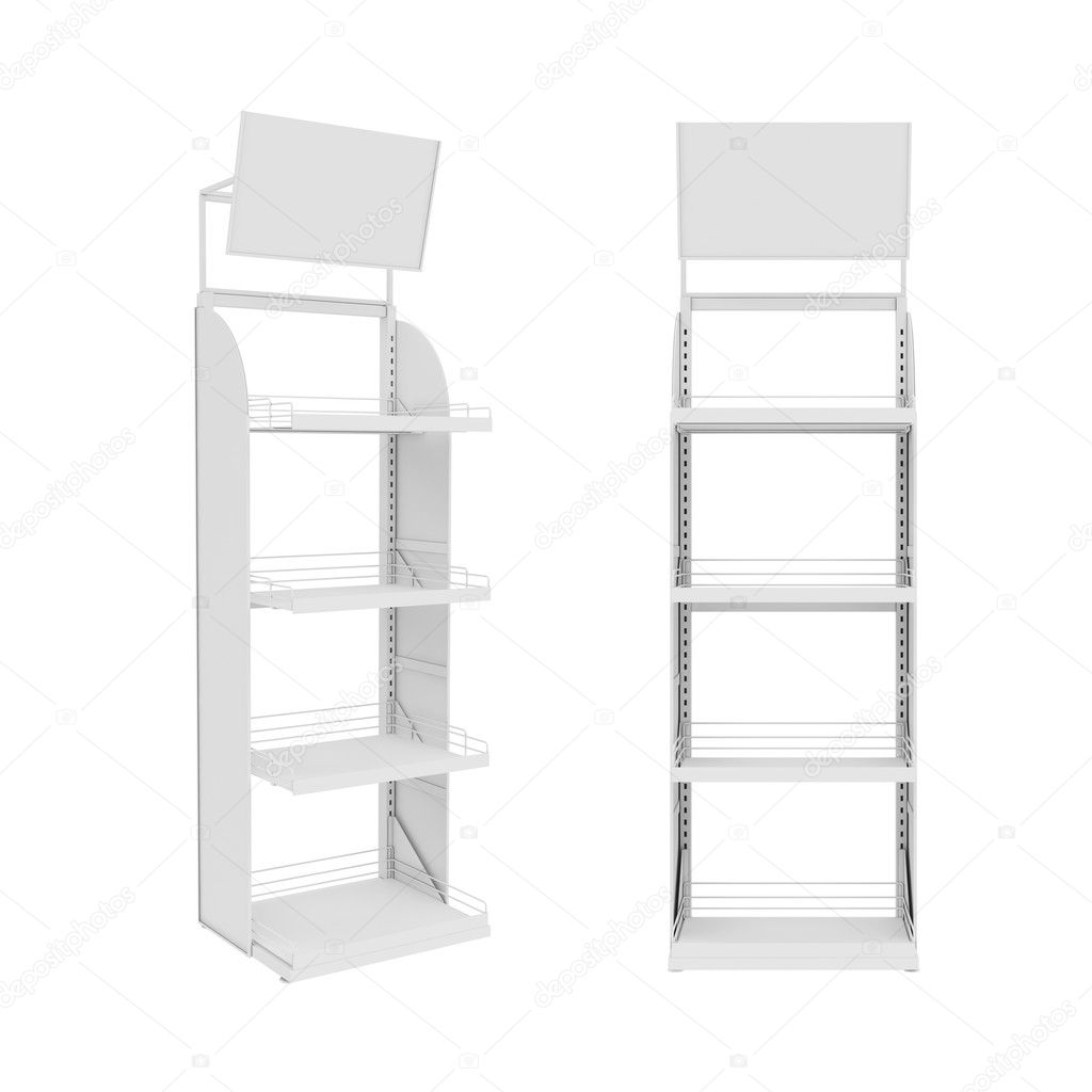 stand Isolated on White Background, 3D rendering