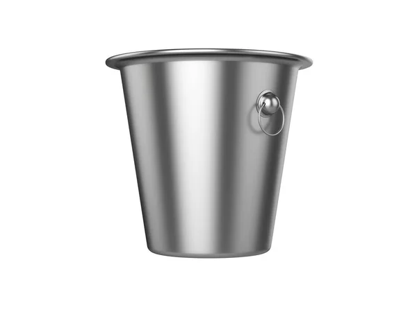 Bucket Isolated on White Background, 3D rendering — Stock Photo, Image