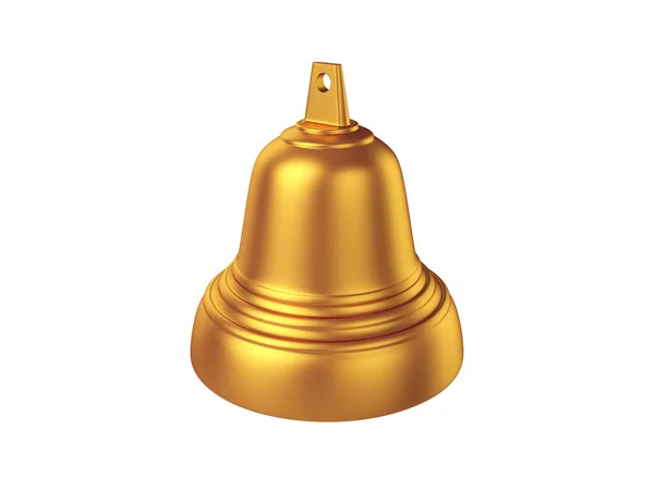 Bell Isolated on White Background, 3D rendering — Stock Photo, Image