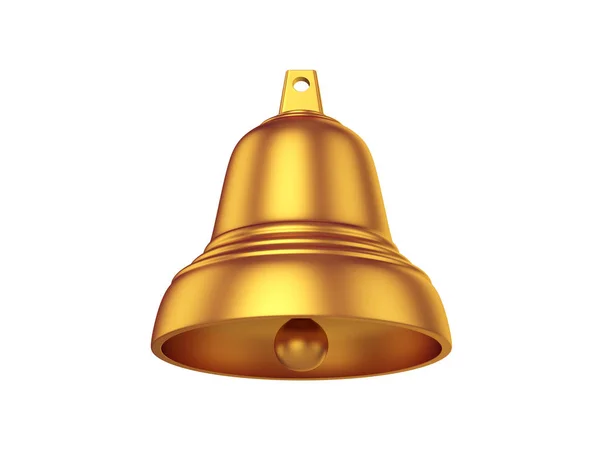 Bell Isolated on White Background, 3D rendering — Stock Photo, Image