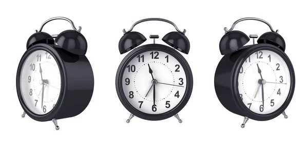 Alarm Shiny Clock Rendering Illustration Stock Image