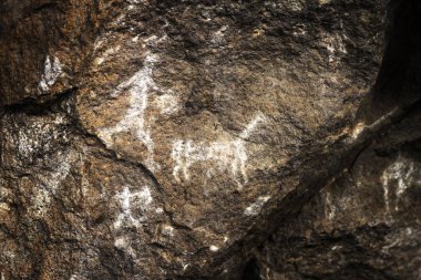 Paleolitik Çağ, Güney Peru Sumbay mağarada Rupestrian rock sanat