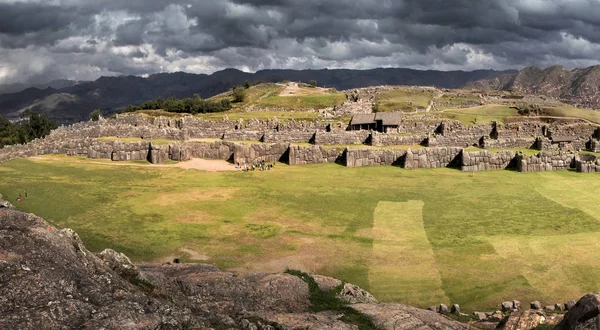 Sacsayhuaman, Peru Andes yakınındaki Cuzco, Unesco Dünya Mirası, Peru İnka Harabeleri 