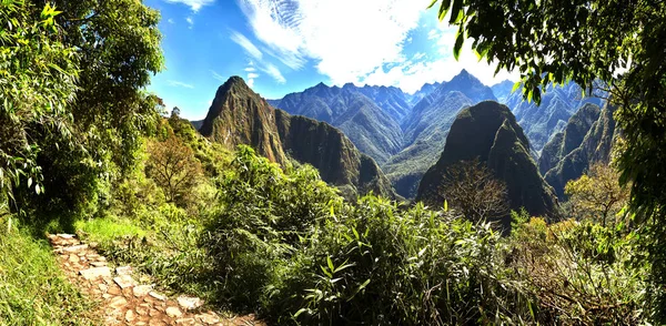 Caminho Machu Picchu Peru — Fotografia de Stock