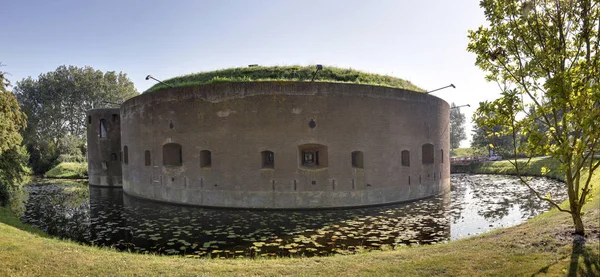 Defensive tower fort on the Ossenmarkt in Weesp near Amsterdam, the Netherlands