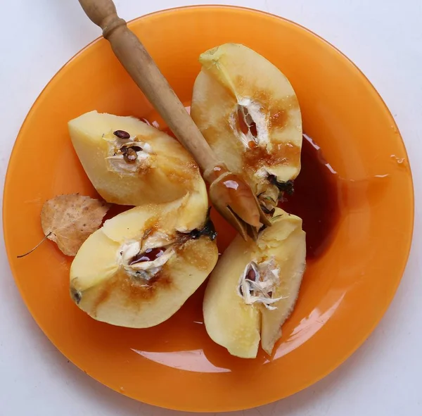 Sarapan Yang Sangat Lezat Terbuat Dari Buah Burung Puyuh Panggang — Stok Foto