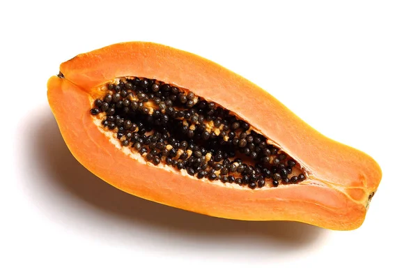 Papaya meyve kesit — Stok fotoğraf