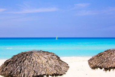 Varadero Kumsalı. Atlantik Okyanusu kıyısında