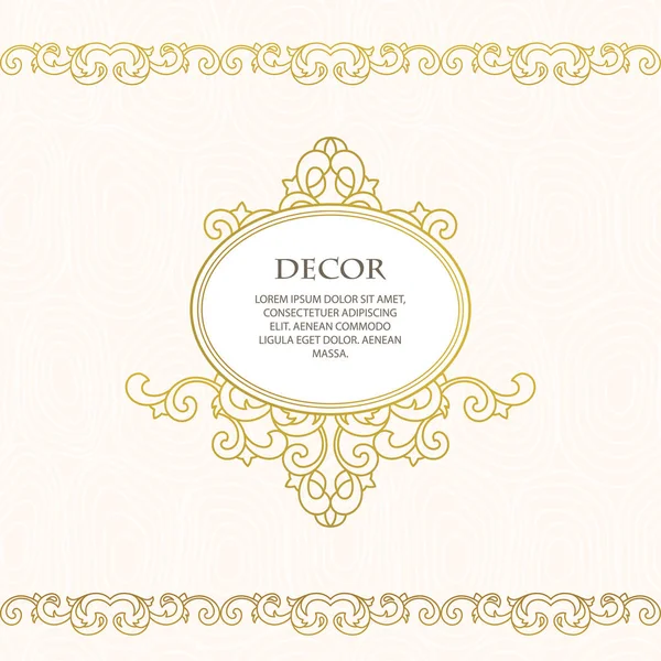 vektör dekoratif çerçeve.
