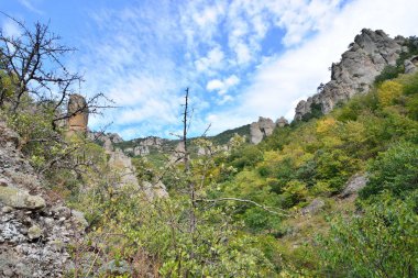 Dağ gorge hayaletler vadisinde