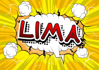 Lima - çizgi roman tarzı metin.