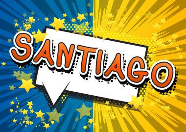 Santiago - çizgi roman tarzı metin.