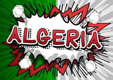Cezayir - çizgi roman tarzı metin.