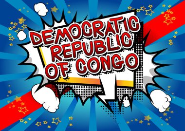 Demokratik Kongo Cumhuriyeti-çizgi roman tarzı metin.