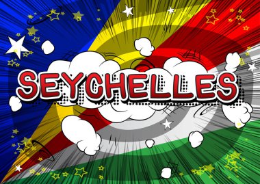 Seyşeller - çizgi roman tarzı metin.