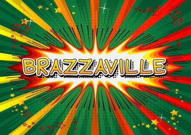 Brazzaville - çizgi roman tarzı metin.