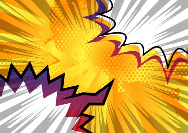 Çizgi roman tarzı arka plan.