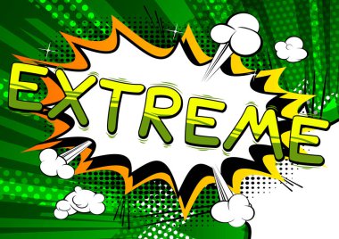 Extreme - çizgi roman tarzı kelime.