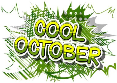 Serin Ekim - çizgi roman tarzı kelime.