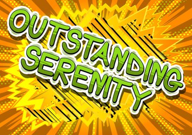 Seçkin Serenity - çizgi roman tarzı kelime.