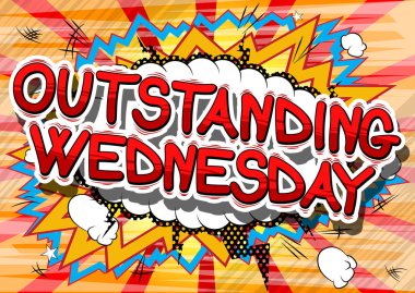 Üstün Çarşamba - çizgi roman tarzı kelime.